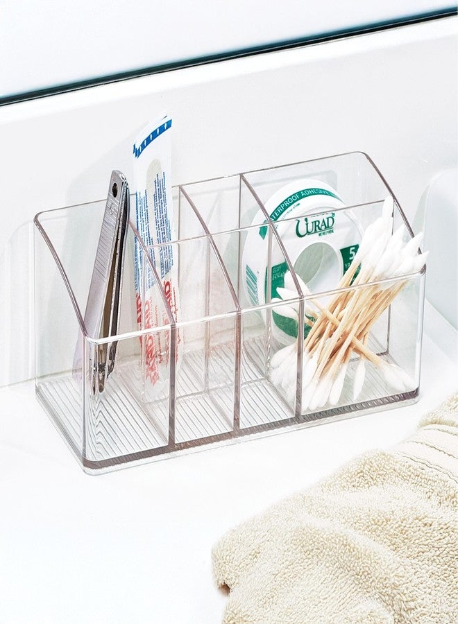 InterDesign iDesign Vanity Organizer for Bathroom Countertop - Storage for Makeup or First Aid Supplies - Clear - Image 4